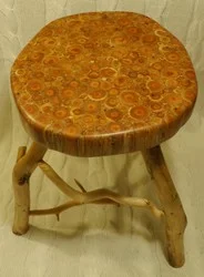 2409 - Wooden Stool from Cherry and Pine wood 2.jpg