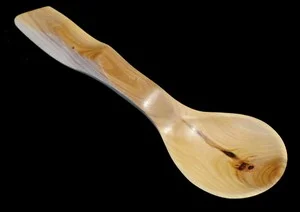 HINATA - Elegant wooden spoon from Cherry Plum wood black.jpg